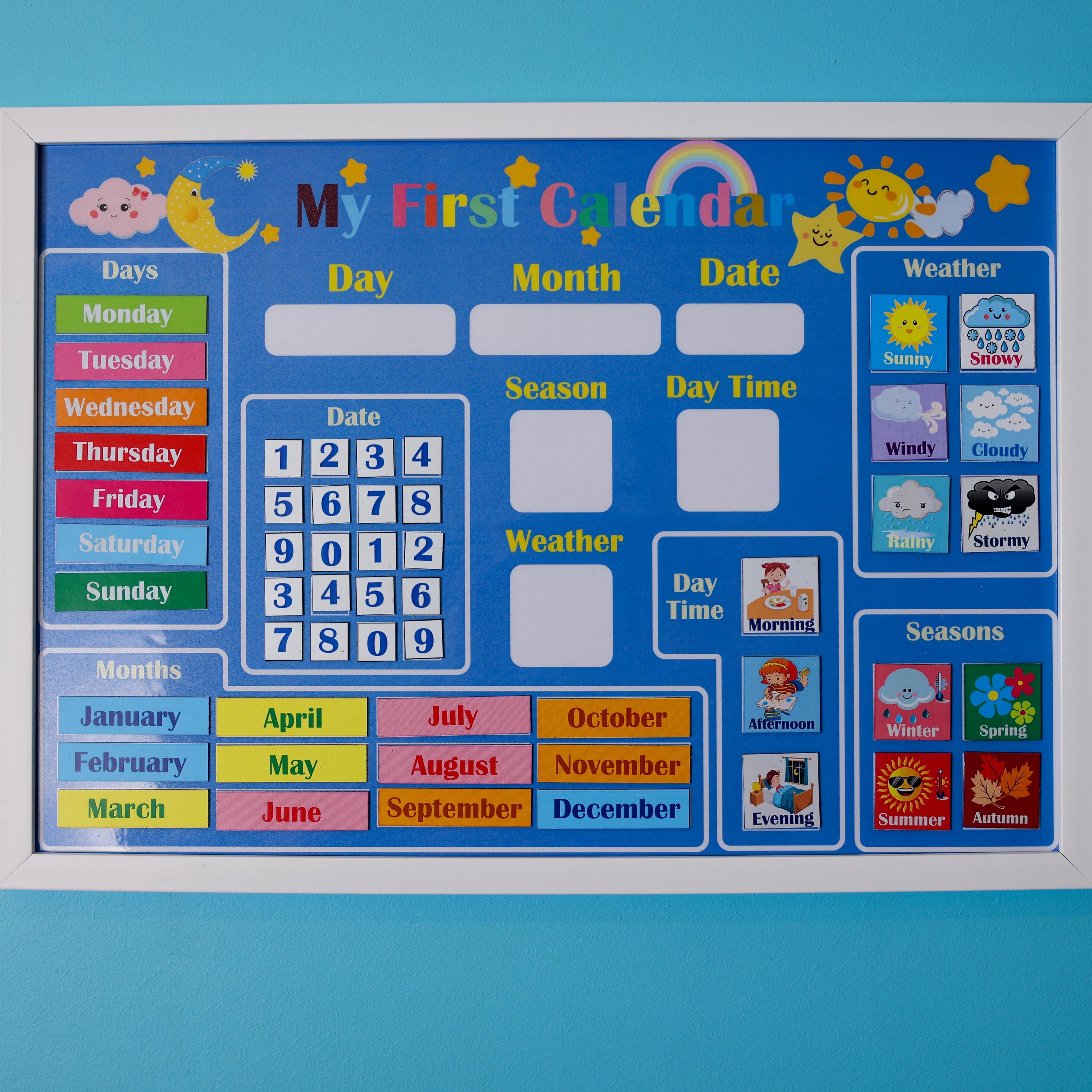 My First Calendar Magnetic Board