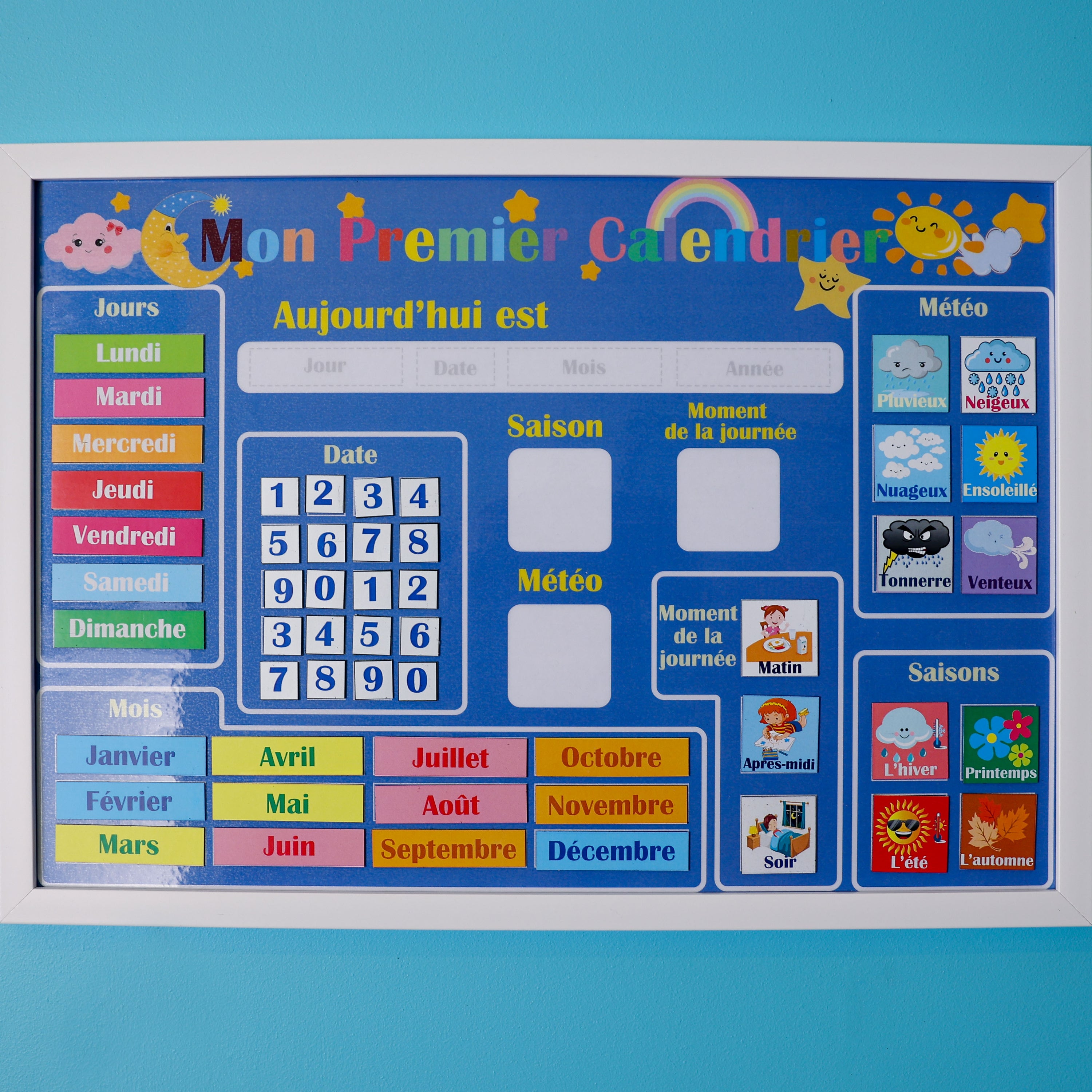 My First Calendar Magnetic Board