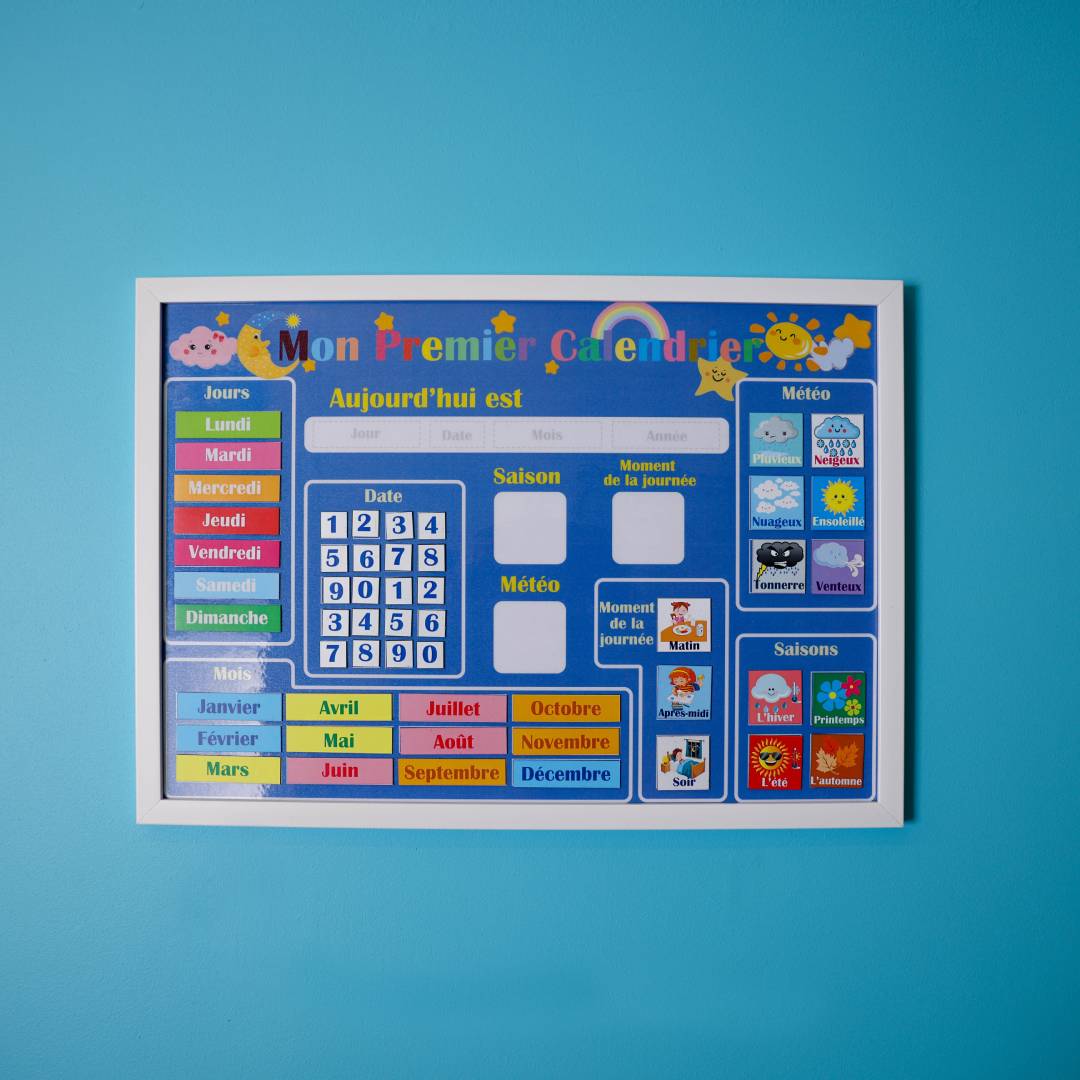 My First Calendar Magnetic Board