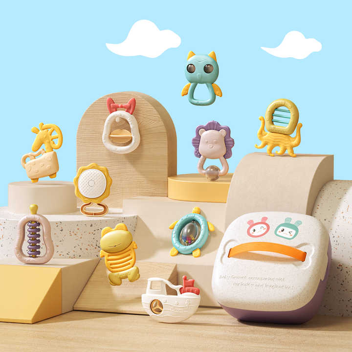 10 pcs New cool rattle toy