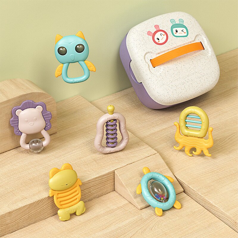 6 pcs New cool rattle toy
