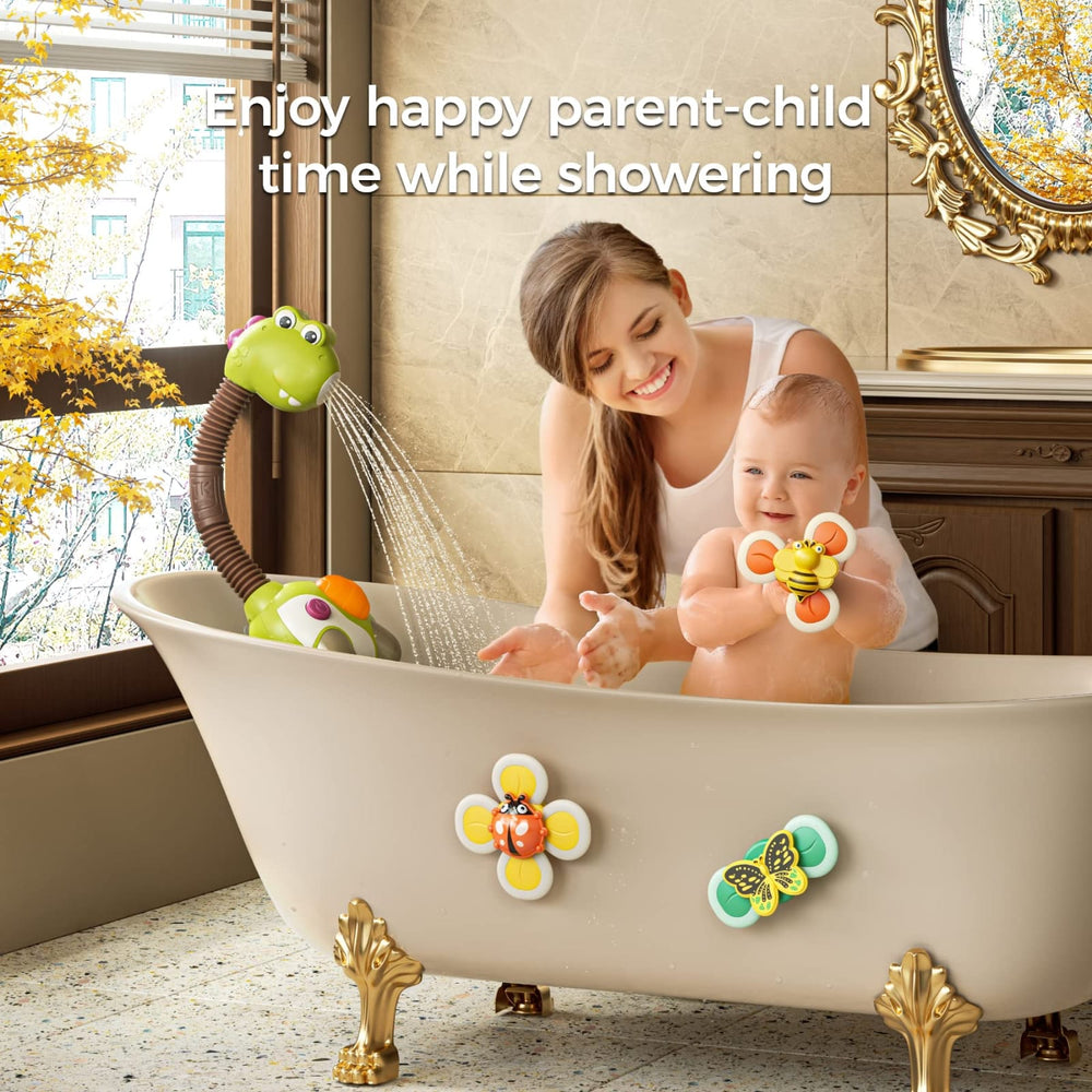 Bath Family Set & Dinosaur ‐ Green