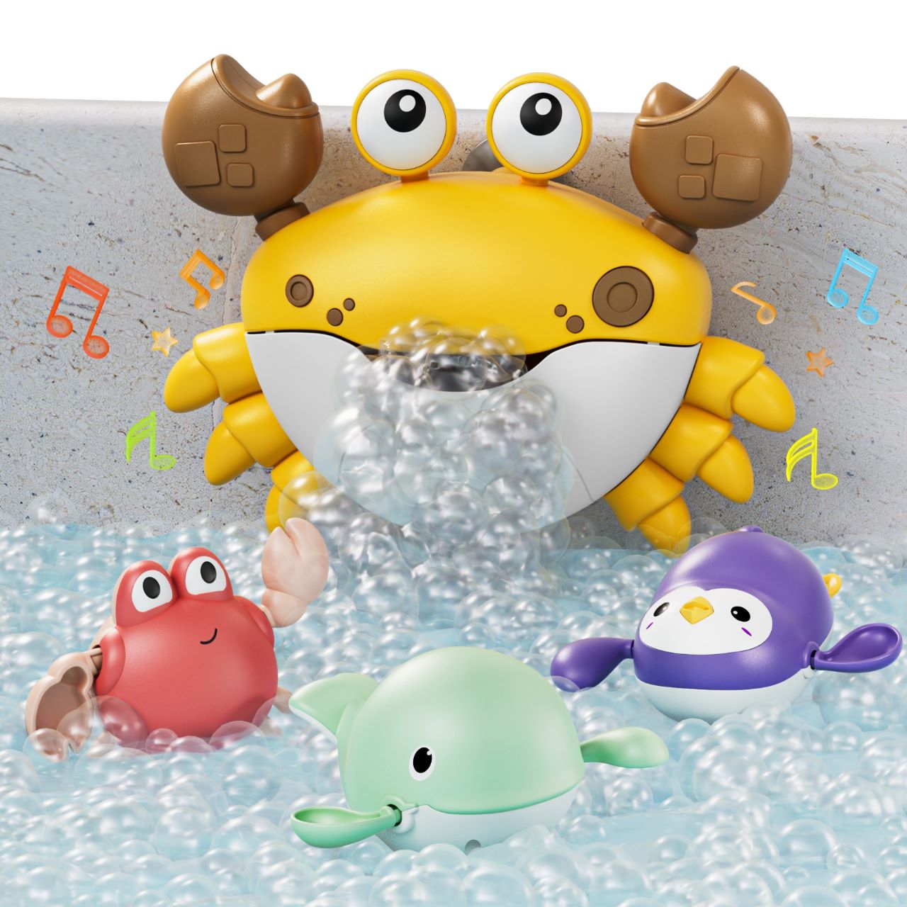 Bubble Crab & Swimming Set ‐ Yellow