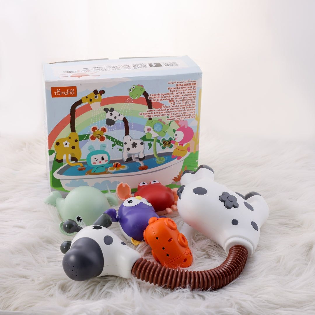 Bath Toys Zebra & Swimming Set ‐ White
