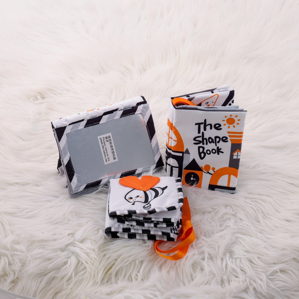 Cloth book PRO black white 3pcs
